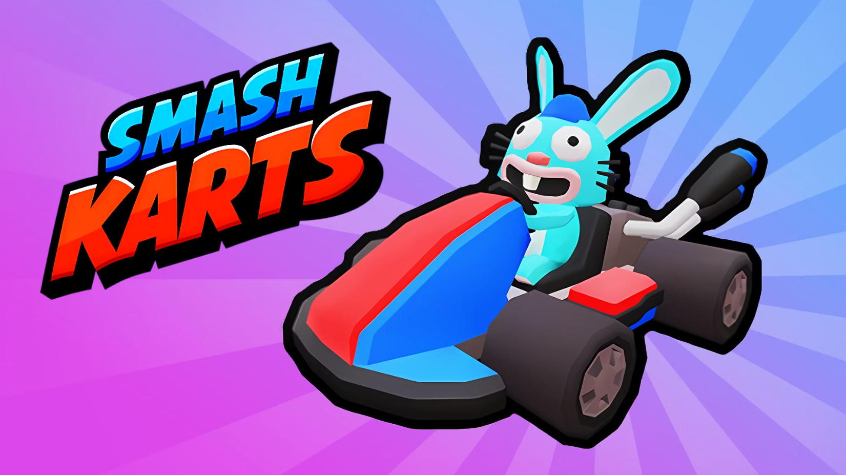 Playing Smash Karts' on poki.com 